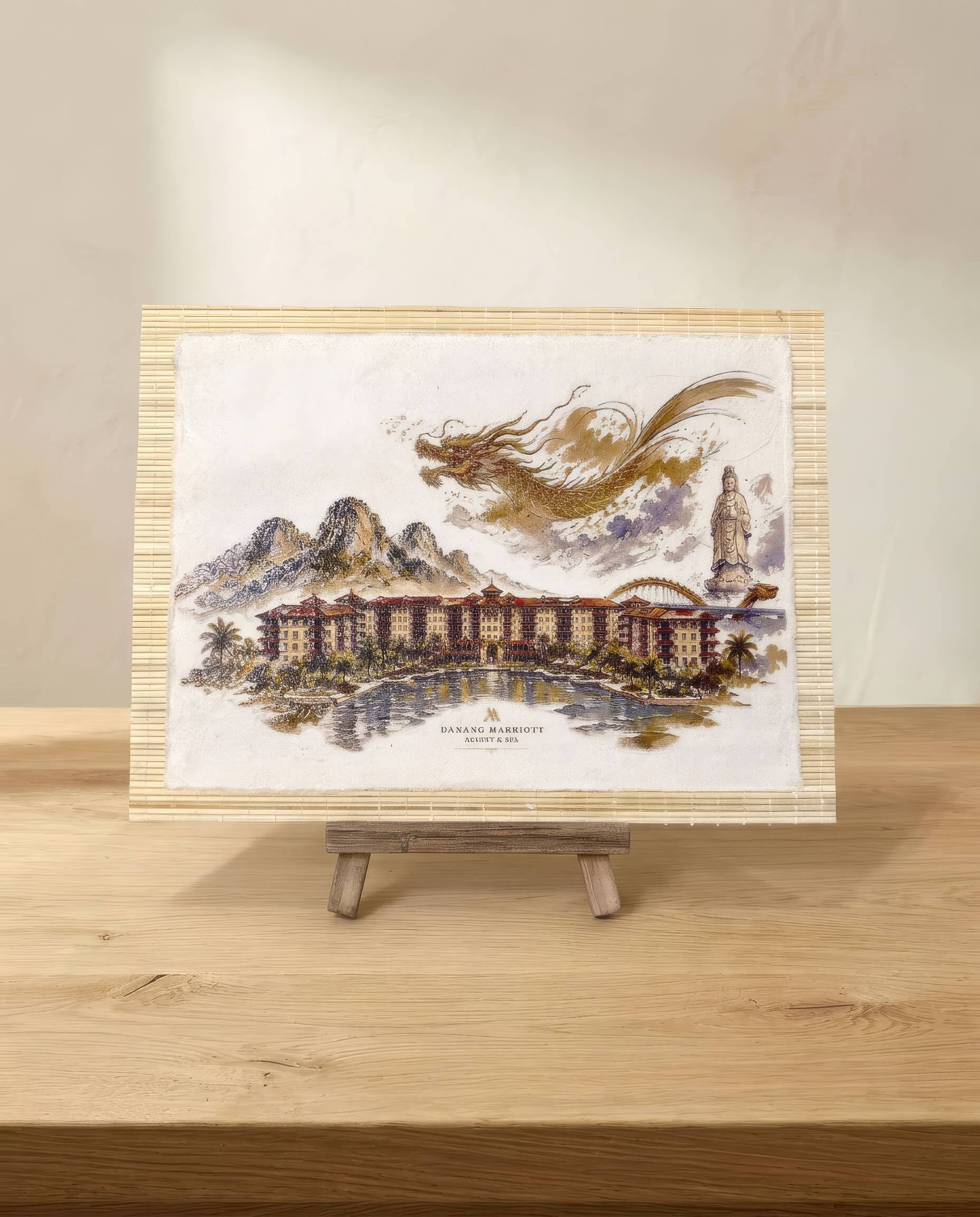 Dó paper tourism gift — detail